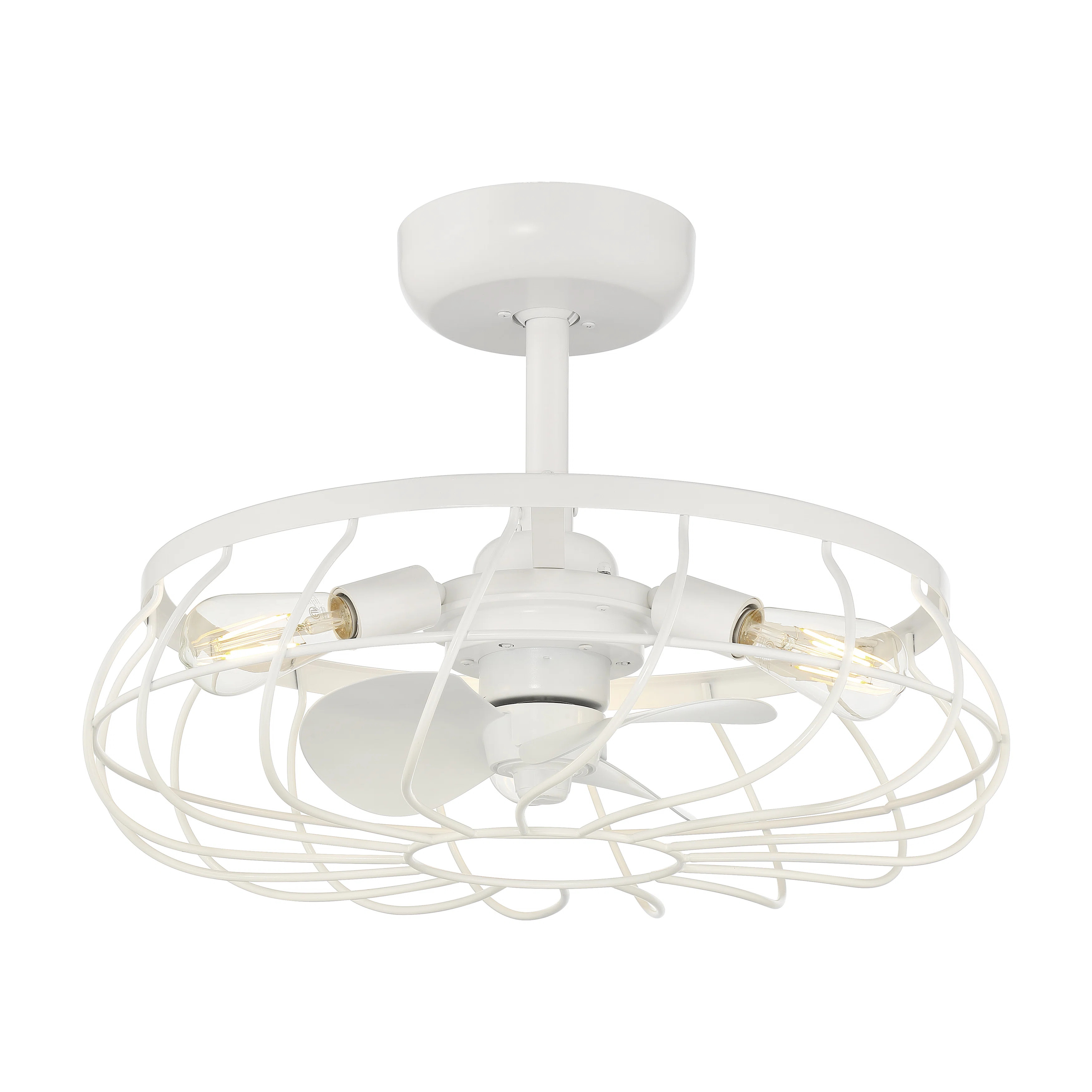 22" Aric 3 - Blade Standard Ceiling Fan with Light Kit Included | Wayfair North America