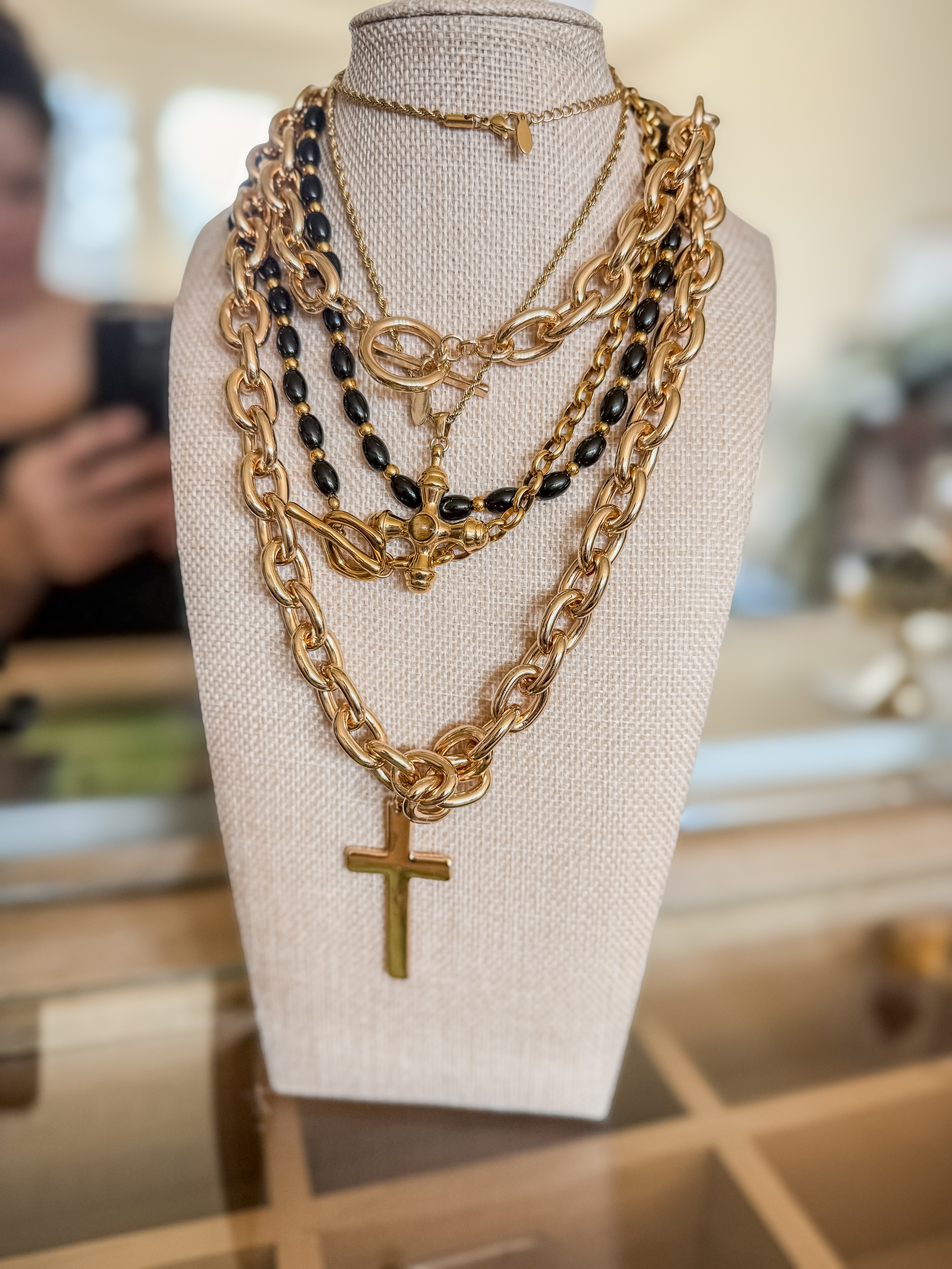 Neck stack details ✨



These are the pieces that finished the look.

I build jewelry the same way I build outfits — start with one anchor, then layer texture, tone, and scale until it feels intentional, not overdone.
Golds that sit close to the collarbone, subtle contrast in length, and pieces that feel elevated but wearable. This stack was meant to complement the outfit, not compete with it.
Sometimes the smallest details do the heaviest lifting.




#NeckStack
#JewelryStyling
#LayeredNecklaces
#FashionDetails
#CuratedByNJ
 

 #LTKgrwm #LTKFindsUnder100