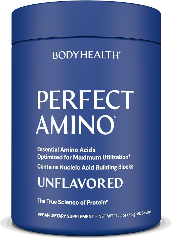 BodyHealth PerfectAmino Powder - BCAA and EAA Powder for Pre and Post Workout - Amino Acid Energy... | Amazon (US)