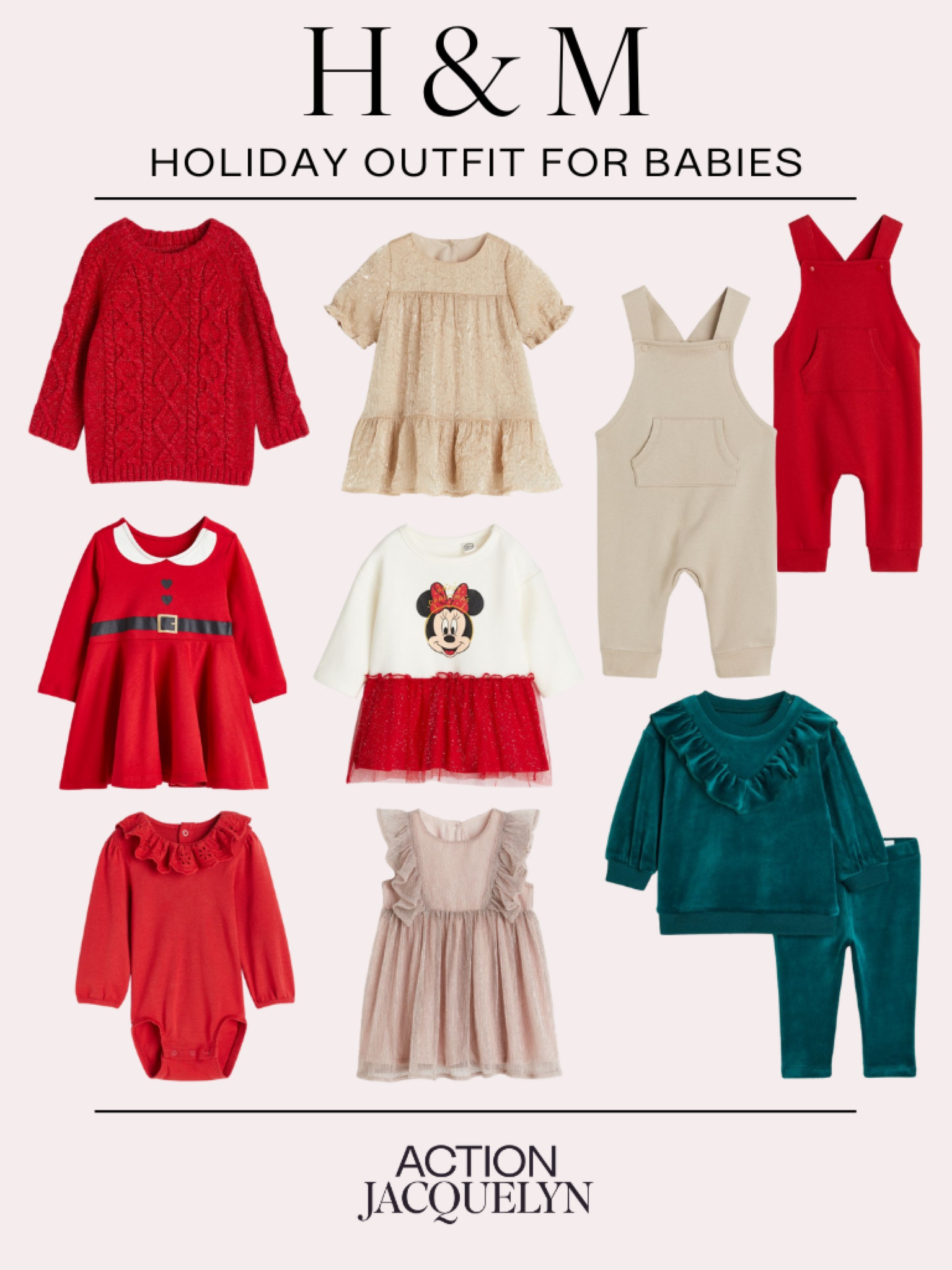 Adorable holiday charm for your little ones! 🎄👶 Explore these cute baby/toddler holiday outfits from H&M for festive cuteness. #HolidayOutfits #BabyFashion #ToddlerStyle #HMKids #FestiveFashion #HolidayCheer



#LTKstyletip #LTKHoliday #LTKbaby