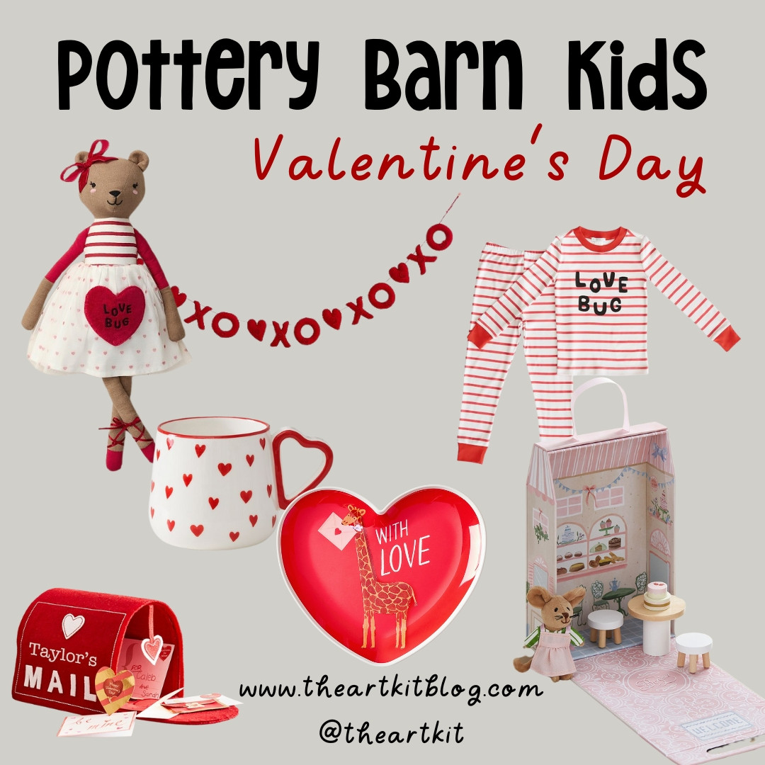 The sweetest Valentine's Day finds from Pottery Barn kids - from plush toys and garlands to dishes and mailboxes.
#theartkit #theartkitblog #valentinesday #valentinesdayfinds #valentinesdaykids #potterybarn #potterybarnkids #valentinesdayfaves  

 

#LTKGiftGuide #LTKKids #LTKFamily