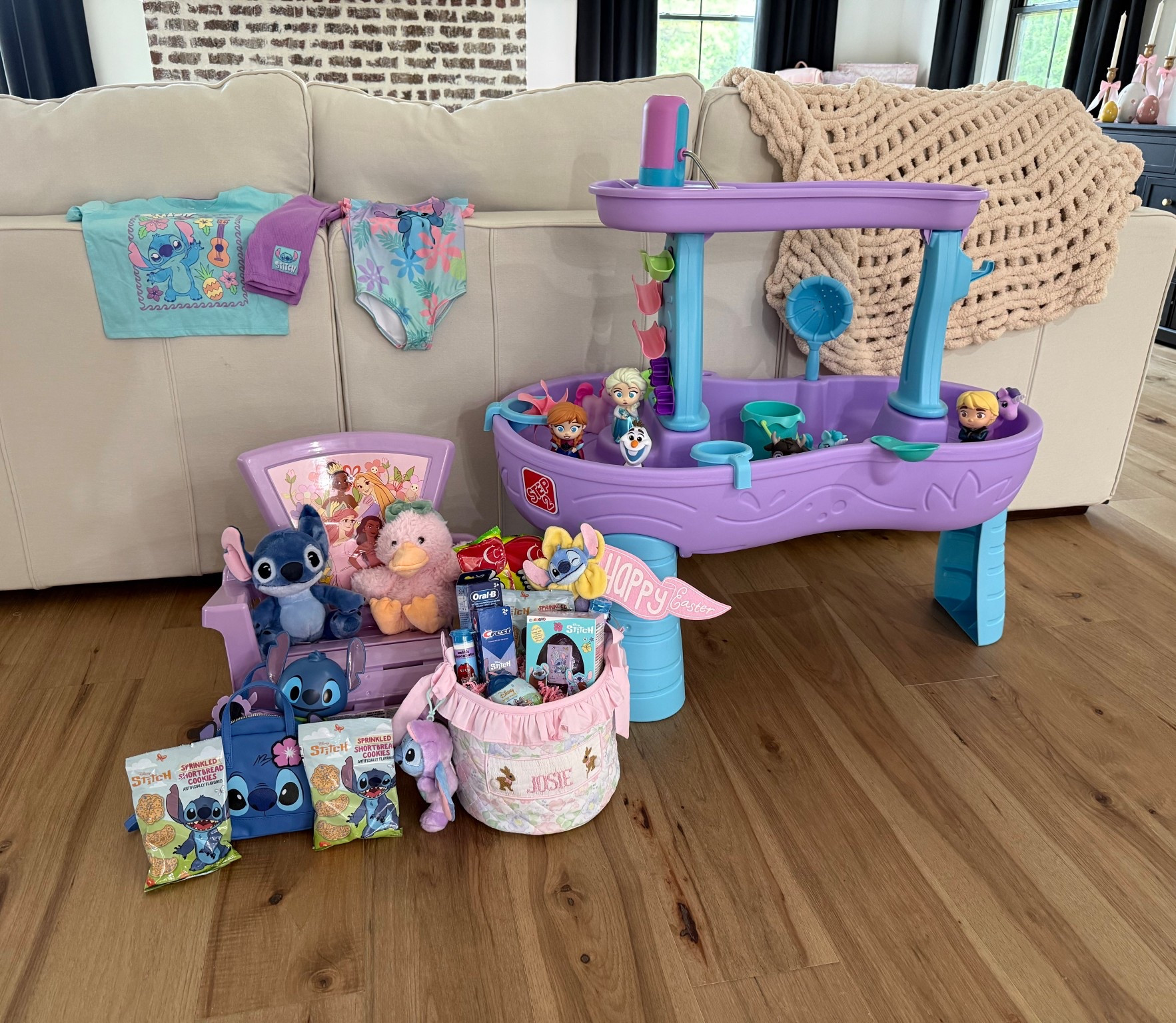 A little bit of a late post… but the Easter Bunny came to see my Stitch loving girl 🐰🩵💜

#easterbasket #eastergifts #girleastergifts #springgifts #summergifts #girlsummergifts #outdooractivities 

#LTKSeasonal #LTKmomlife #LTKKids
