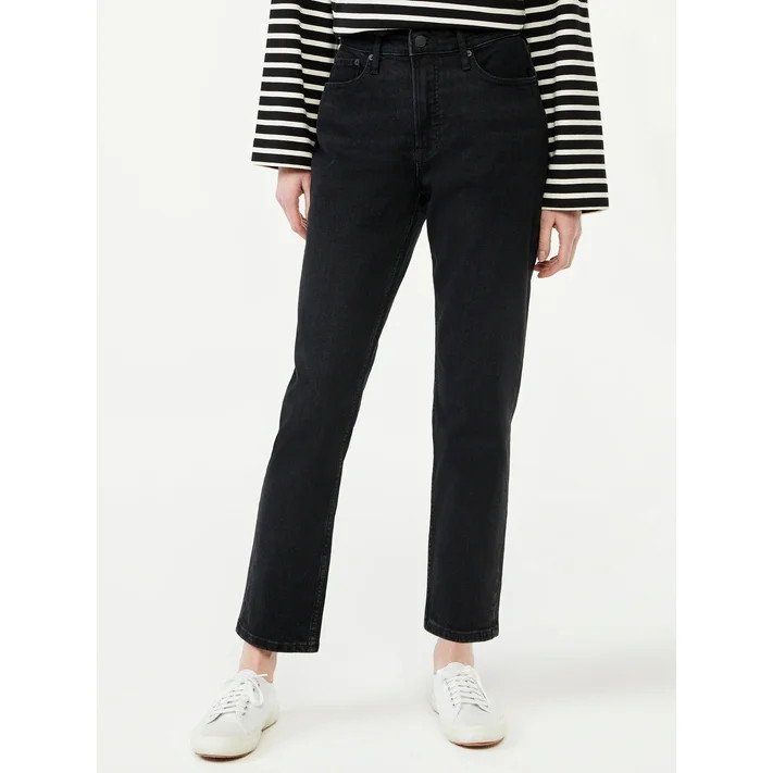 Free Assembly Women's Original 90's Straight Jeans - Walmart.com | Walmart (US)