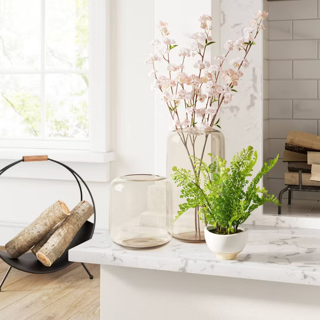 Large Tinted Glass Vase - Threshold™ | Target