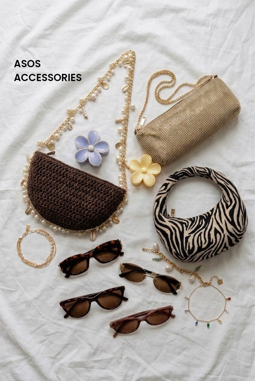 ASOS summer accessories perfect for vacation 🌺