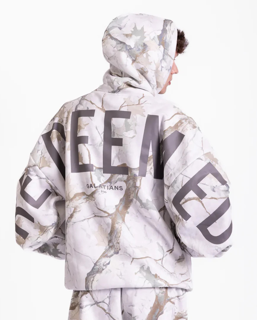Kingdom Essential Hoodie - Light Camo [PREORDER] | Gods Love Overcomes