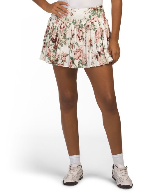 Upf 50 Short Pleated Skort Print | TJ Maxx