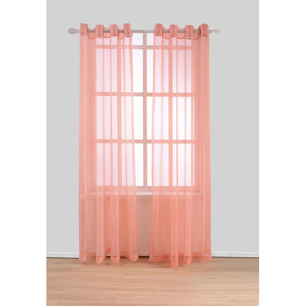 Polyester Sheer Curtain Panel | Wayfair North America