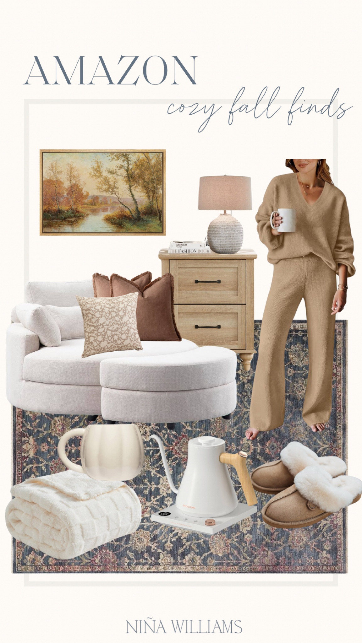 Amazon cozy Fall finds fall home decor - fall outfit - neutral outfit - lounge chair - neutral home decor 

#LTKOver40 #LTKTravel #LTKHome