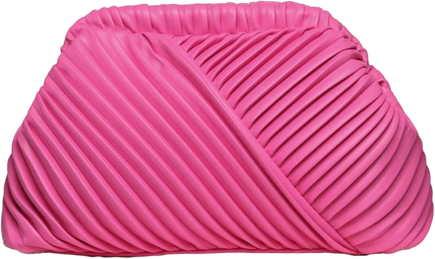 Verdusa Women's Ruched Clutch Handbags PU Leather Evening Bag Mini Purse | Amazon (US)