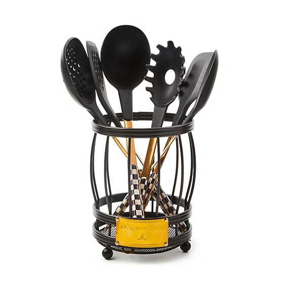 Courtly Check Utensil Caddy Set | MacKenzie-Childs