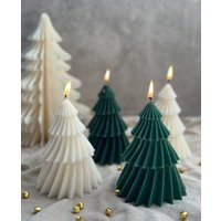 Fraser Fir Scented Christmas Tree Candle Hand-Poured Soy Wax | Etsy (US)