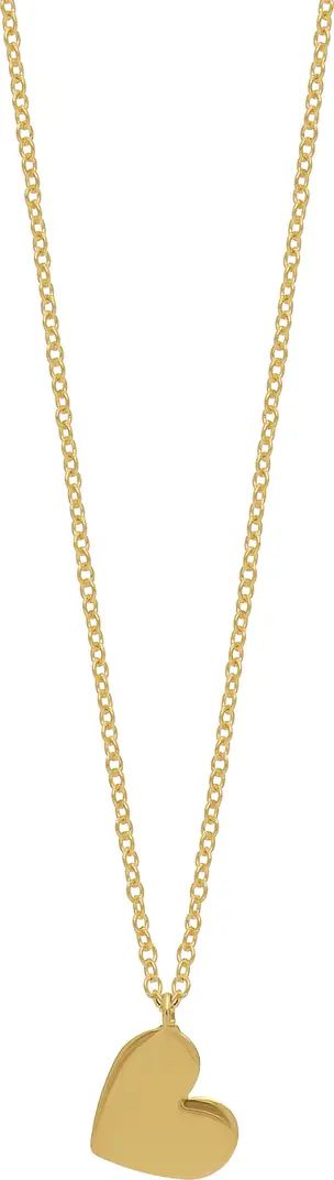 14K Gold Mini Heart Pendant Necklace | Nordstrom