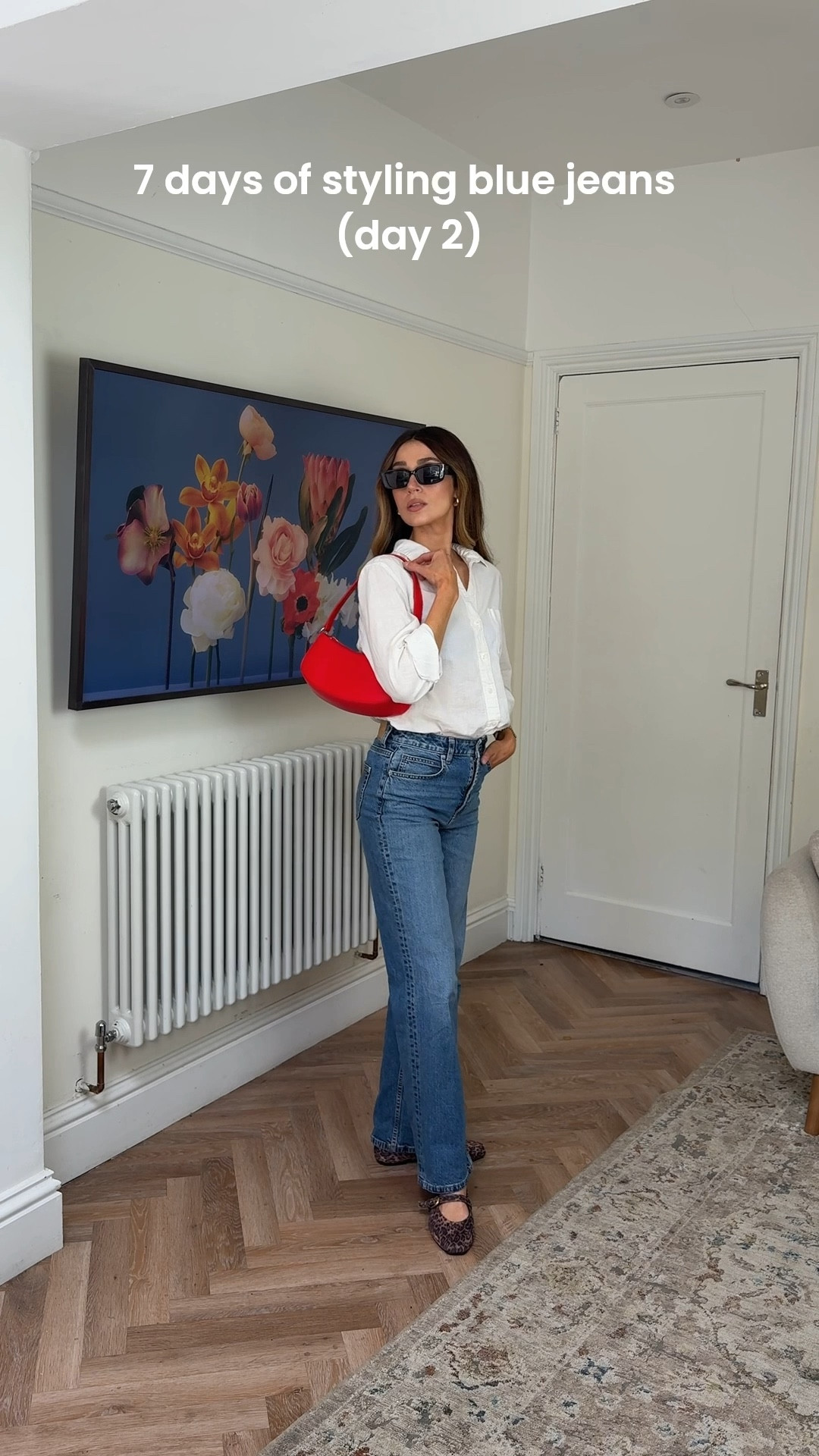 7 days of styling blue jeans (day 2) 👖 

I can’t believe these jeans are £16! These exact ones don’t seem to be coming up but I’ve linked them just in case but they seem to have the exact style in lots of blue denim washes 🙌🏻 

Paired with a white linen shirt, red bag and leopard print ballet pumps I think it’s the perfect spring outfit ♥️ 

#LTKuk #LTKspring #LTKjeans