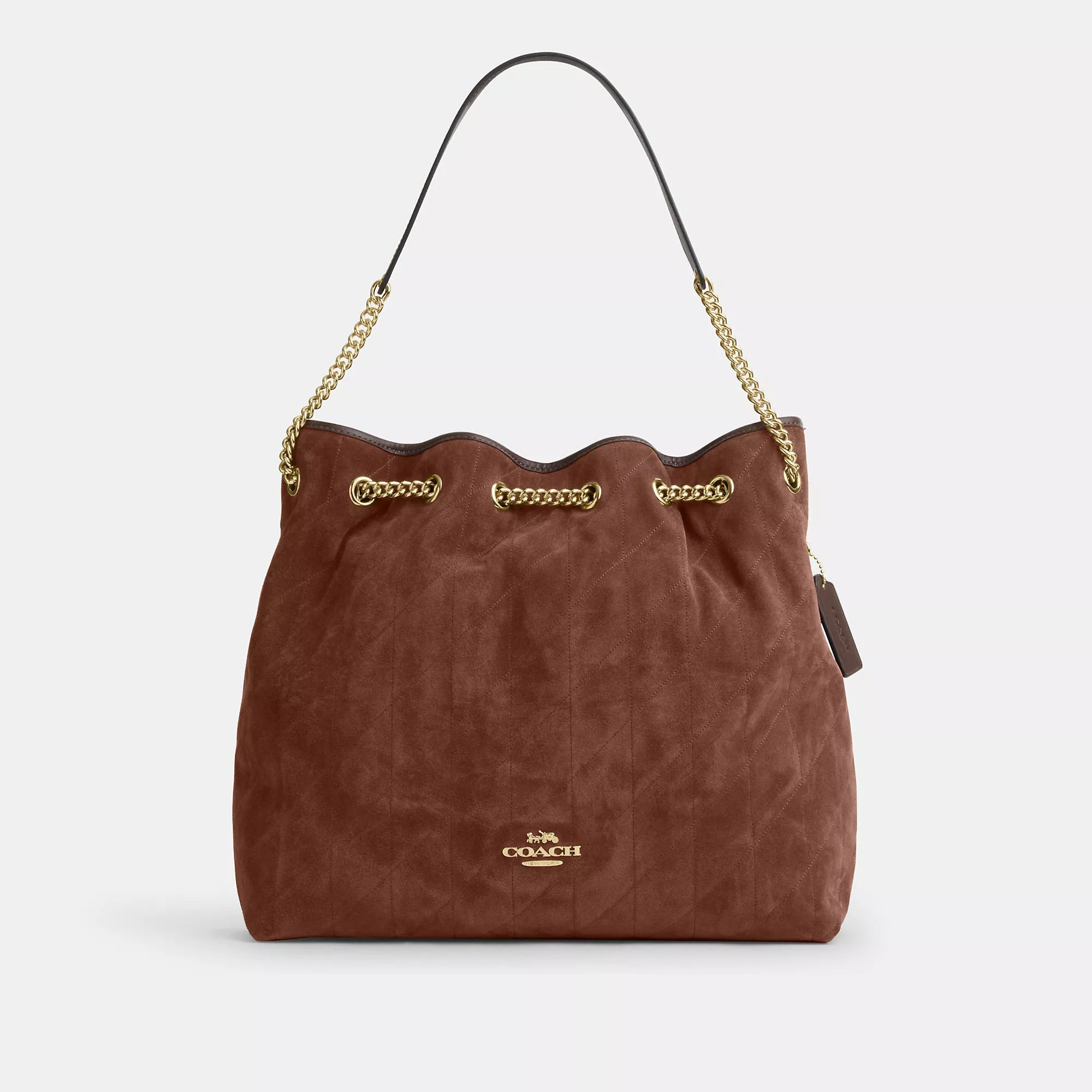 Coach Outlet Evelyn Large Shoulder Bag With Quilting | Shop Simon