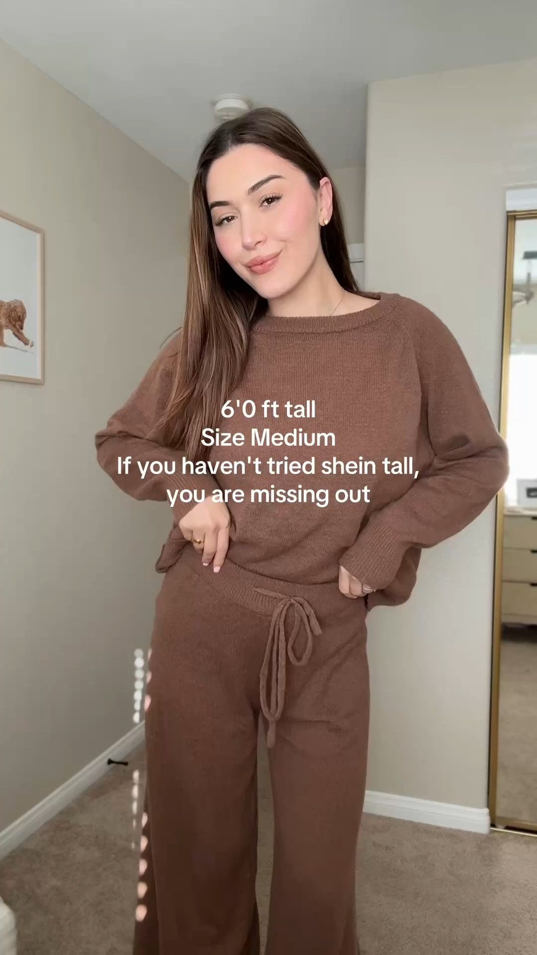 Tall friendly two piece set, brown ootd

#LTKTall #LTKSaleAlert #LTKootd