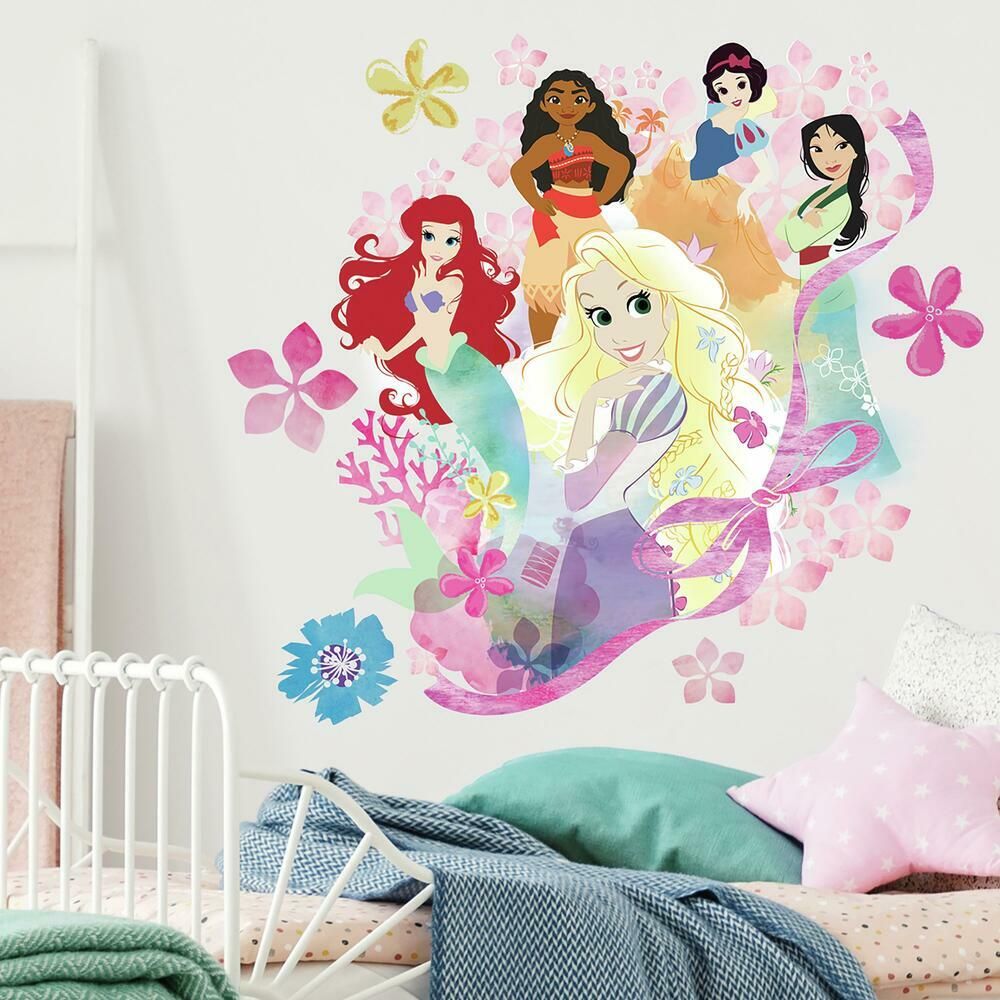 Disney Princess Palace Gardens XL Peel and Stick Wall Decals | Walmart (US)