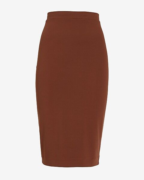 High Waisted Body Contour Midi Skirt | Express