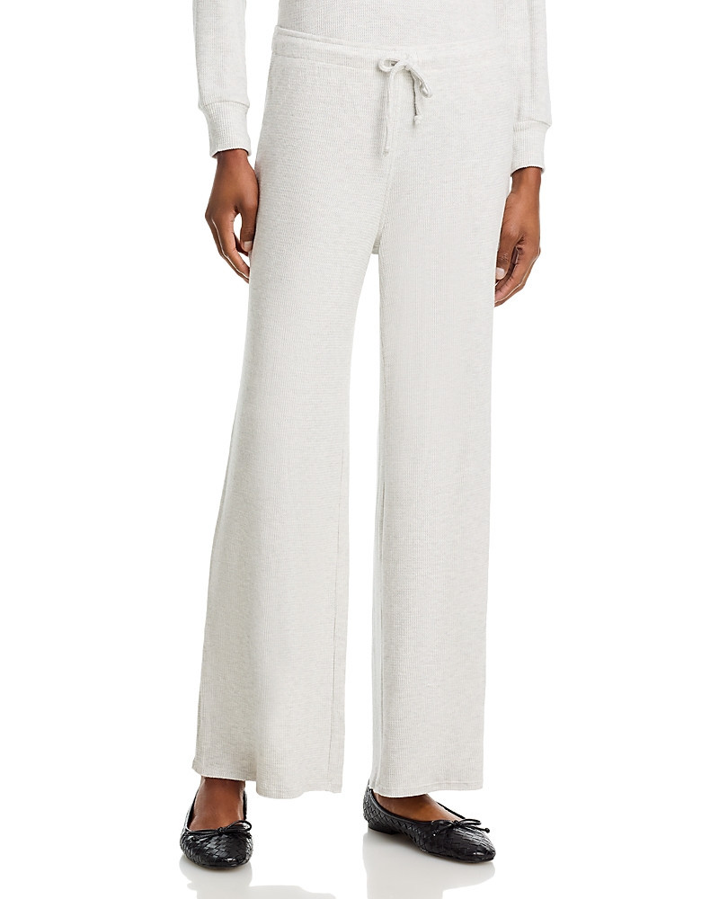 perfectwhitetee Madie Brushed Waffle Knit Pants | Bloomingdale's (US)