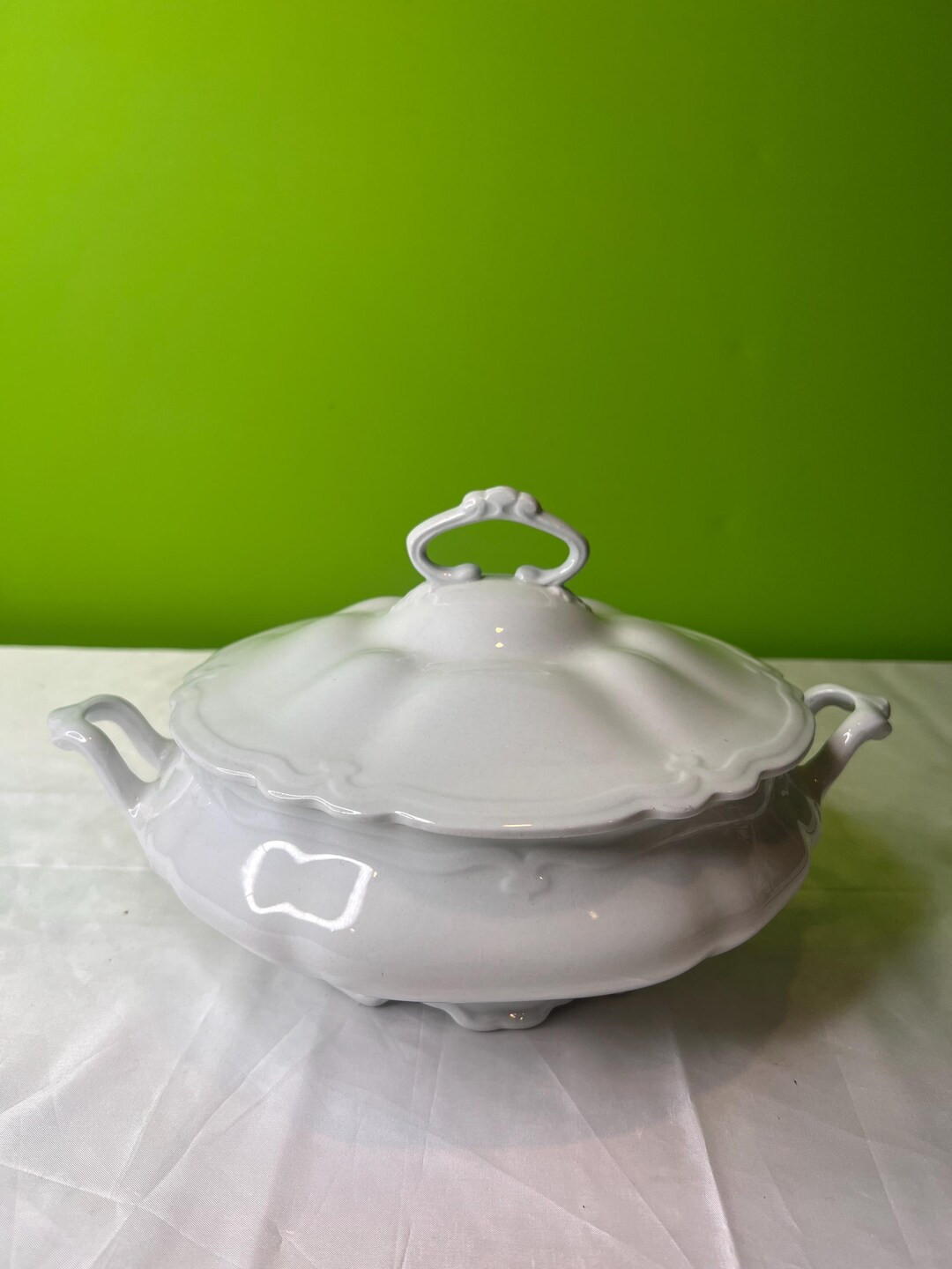 Vintage WH Grindley & Co Ironstone Vegetable Dish ~ White Ironstone Covered Serving Dish ~vegetab... | Etsy (US)