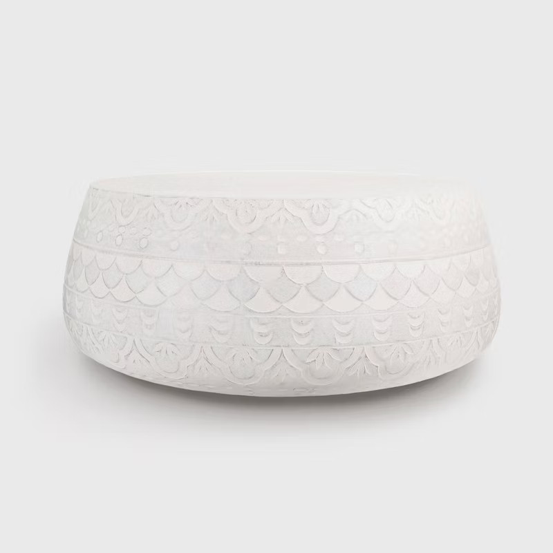 Montgomery Concrete Patio Coffee Table - Light Gray - Leisure Made | Target