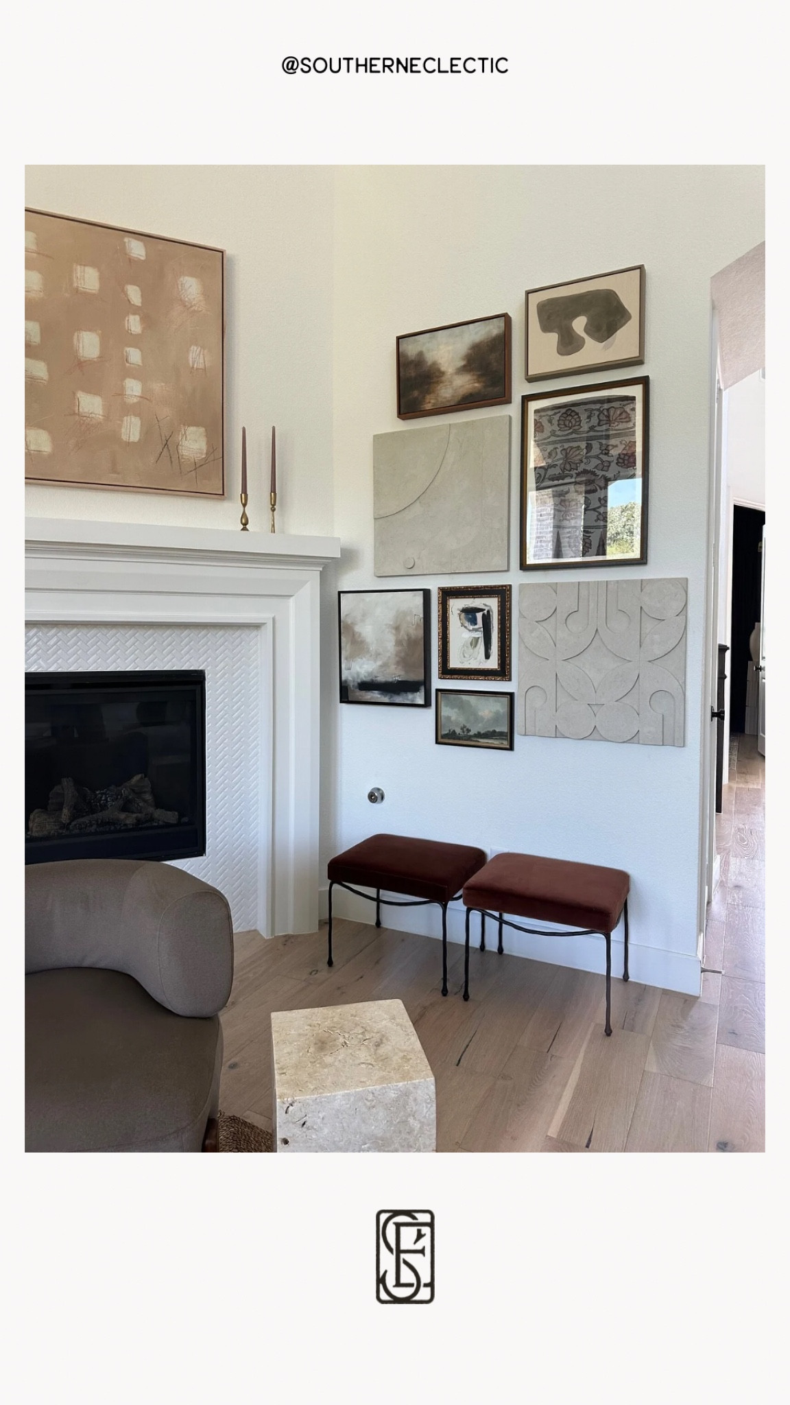I love a curated gallery wall and the one at our Sounding Street Project does not dissapoint. Linked as many as I could. Sizing might vary from what we used in this photo. 



#LTKHome #LTKFindsUnder100 #LTKFindsUnder50