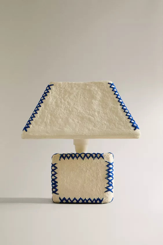 PAPIER-MÂCHÉ TABLE LAMP | Zara UK