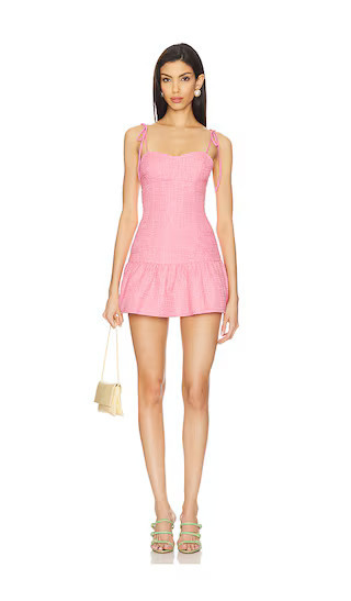 MORE TO COME Niccola Mini Dress in Pink. - size M | Revolve Clothing (Global)