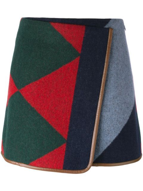 Tory Burch Geometric Motif Envelope Skirt | FarFetch AU