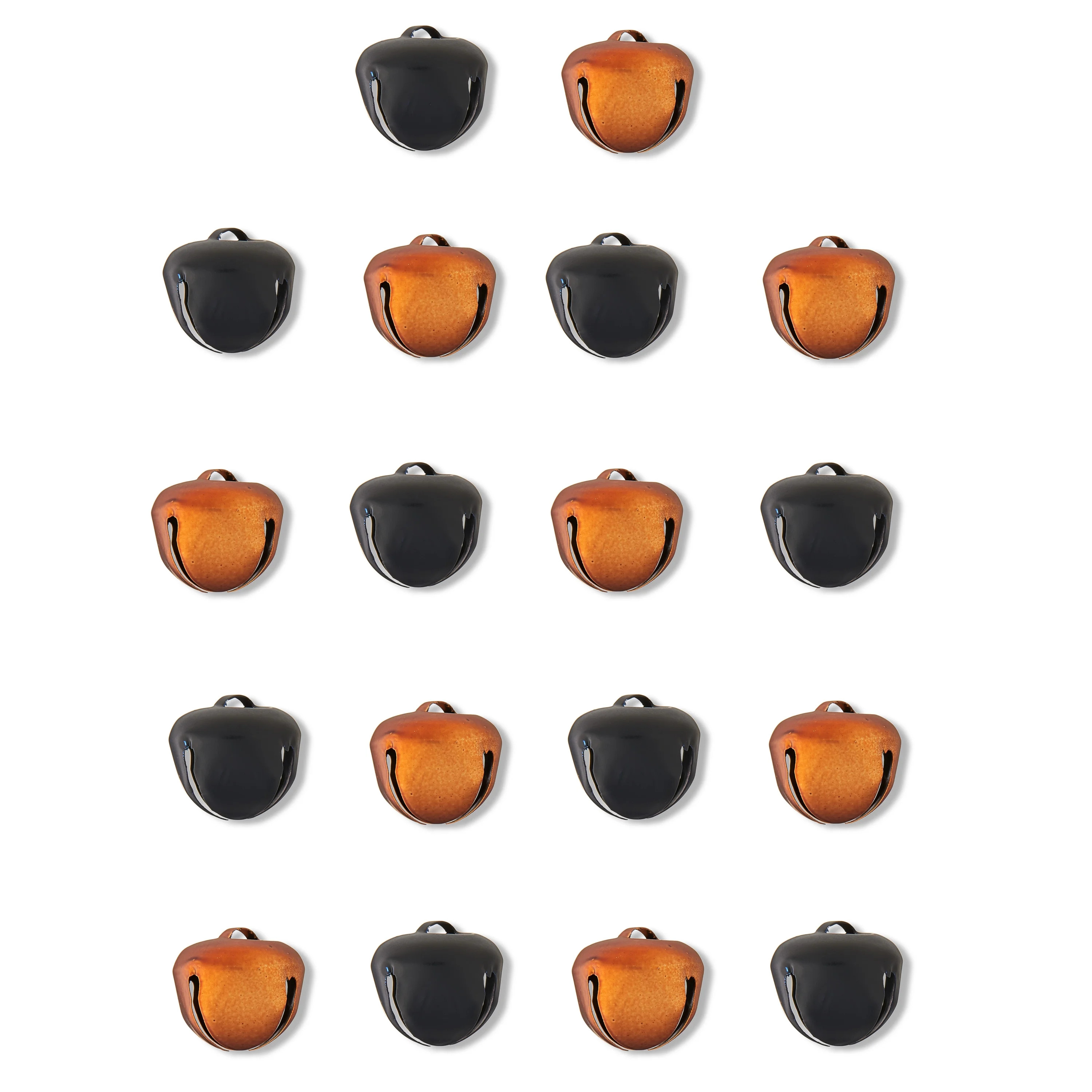 Black and Brown Bell Christmas Ornaments, 18 Count, by Holiday Time | Walmart (US)