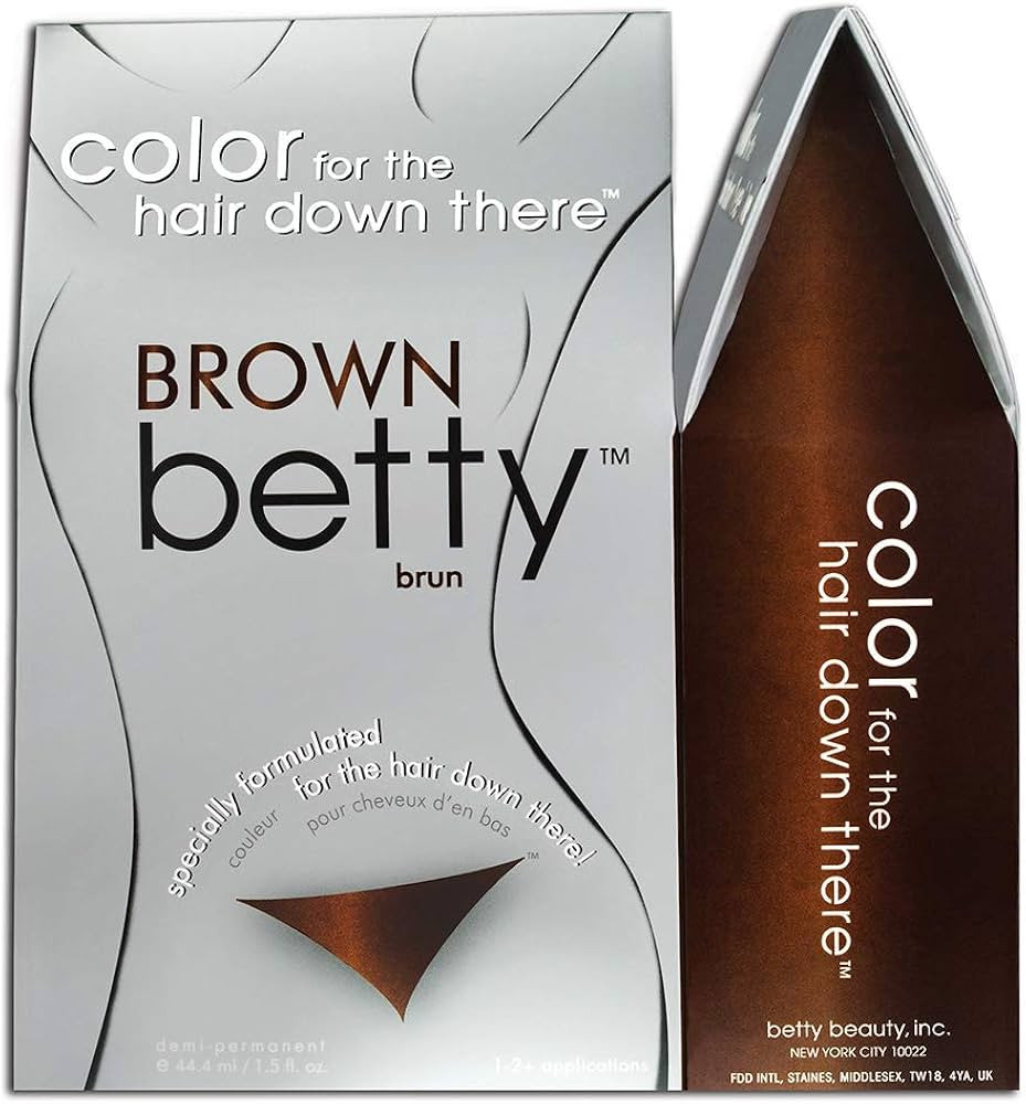 Brown Betty - Hair Color for the Hair Down There Kit | Amazon (US)