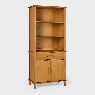 72" Azorella Bookshelf Oak Brown - Threshold™ designed with Studio McGee | Target