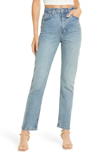 Liza High Waist Straight Leg Jeans | Nordstrom