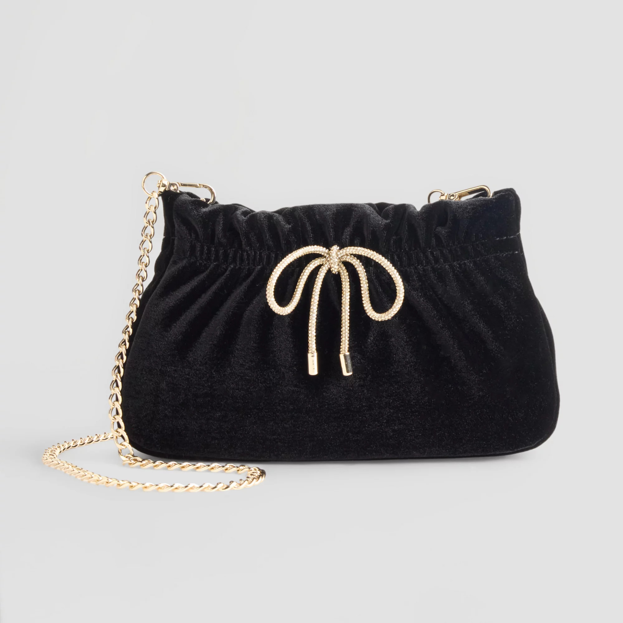 LC Lauren Conrad Winter Ruffle Crossbody Bag, Black | Kohl's