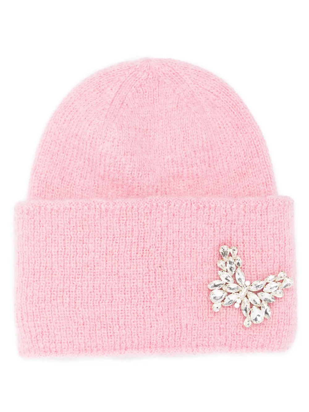 Blugirl butterfly-charm Ribbed Beanie - Farfetch | Farfetch Global