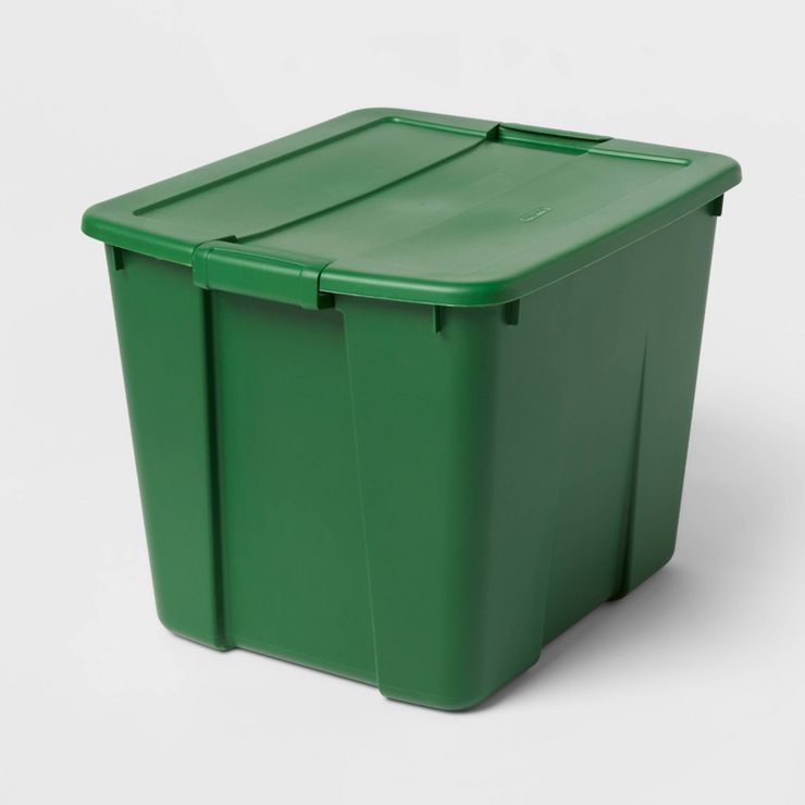 20gal Latching Storage Tote Green - Brightroom™ | Target