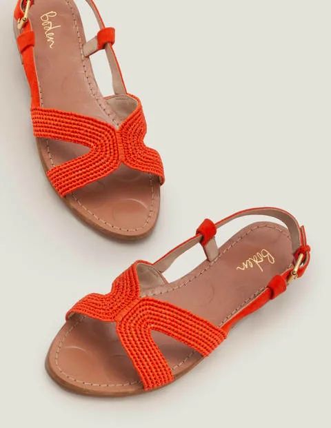 Katrina Raffia Sandals | Boden (UK & IE)