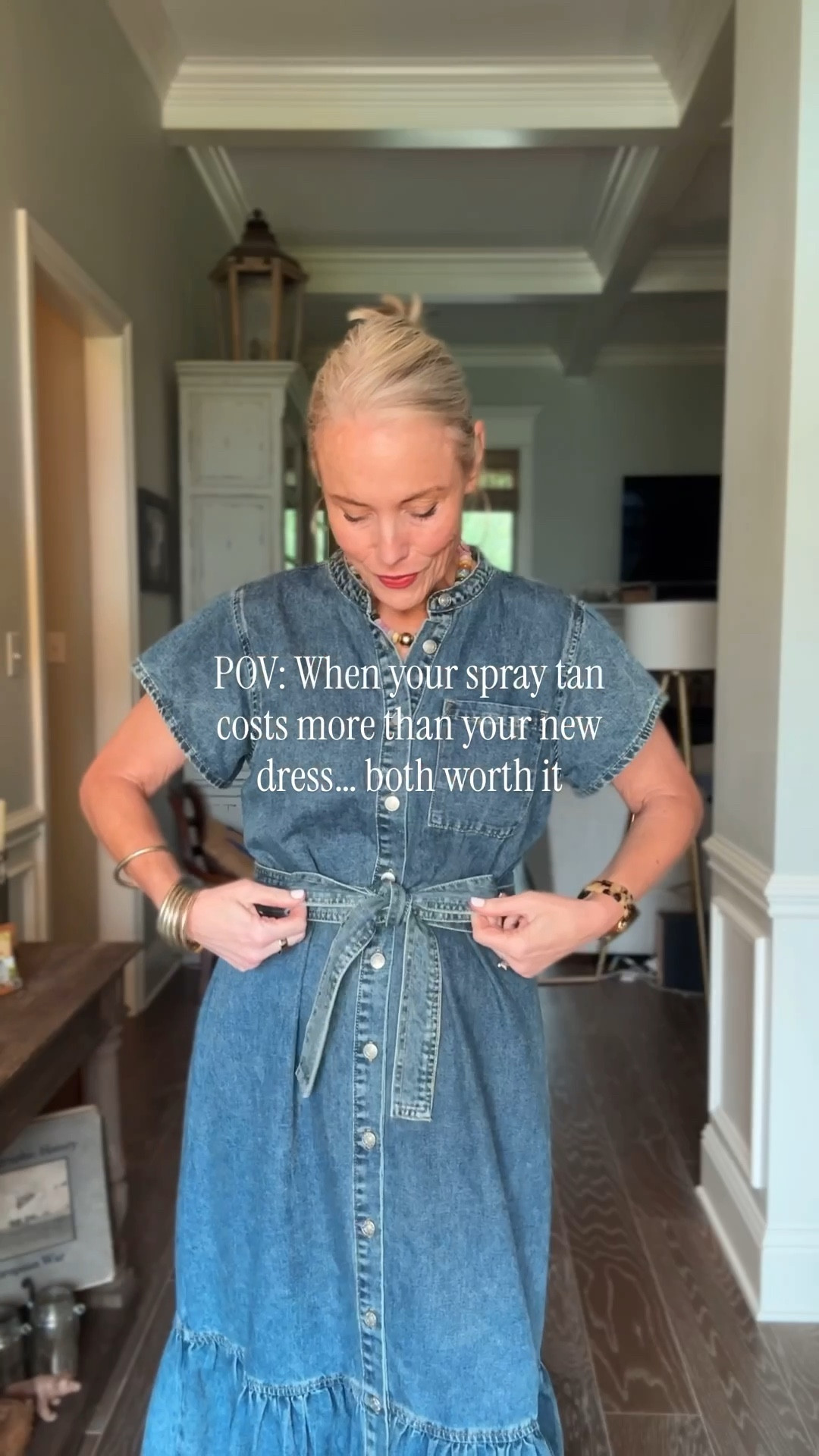 Wearing my true size medium in this dress, and it is perfection! 😍 will definitely be wearing this into the fall with my boots! 




#LTKFindsUnder50 #LTKStyleTip #LTKOver40