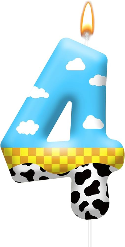 Toy Inspire Game Story Birthday Candles for Kids -Toy Themed Cake Topper Decorations,Party Suppli... | Amazon (US)