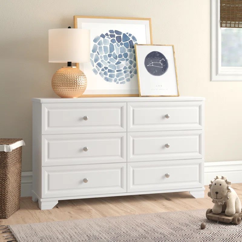 Essex 53.1'' Wide 6 - Drawer Double Dresser | Wayfair North America