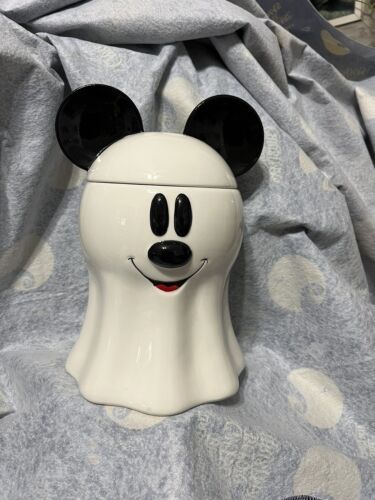 Mickey Mouse Ghost Cookie Jar Disney Halloween Canister NEW  | eBay | eBay US