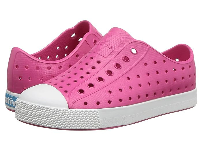 Native Kids Shoes Jefferson (Little Kid/Big Kid) (Hollywood Pink/Shell White) Kid's Shoes | Zappos