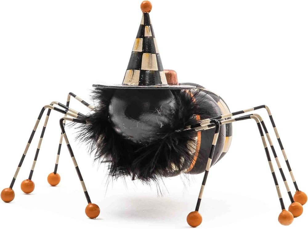 MACKENZIE-CHILDS Witch’s Pet Spider Figure, Halloween Spider Decor, Indoor Halloween Decoration... | Amazon (US)