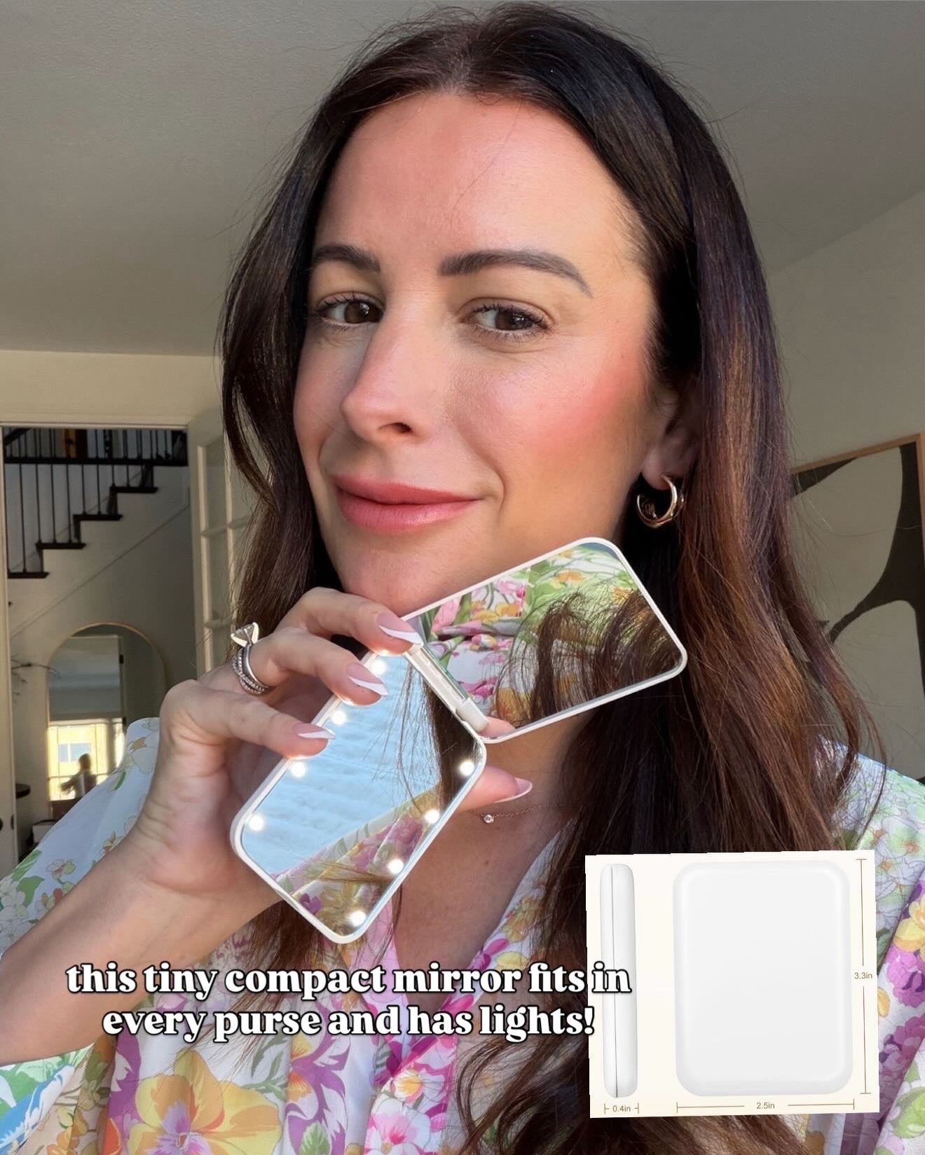 I was so shocked when I opened this tiny compact mirror and it lit up!! Perfect for make up on the go!

#LTKgrwm #LTKBeauty #LTKTravel