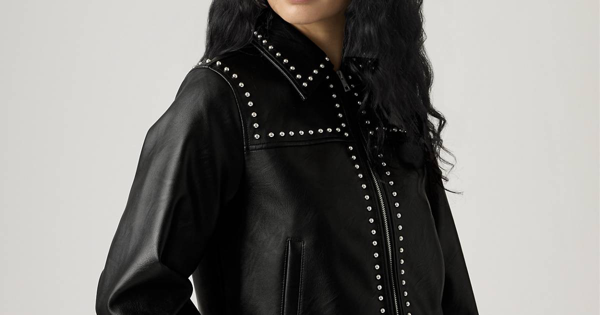 Faux Leather Studded Jacket | Levi's US