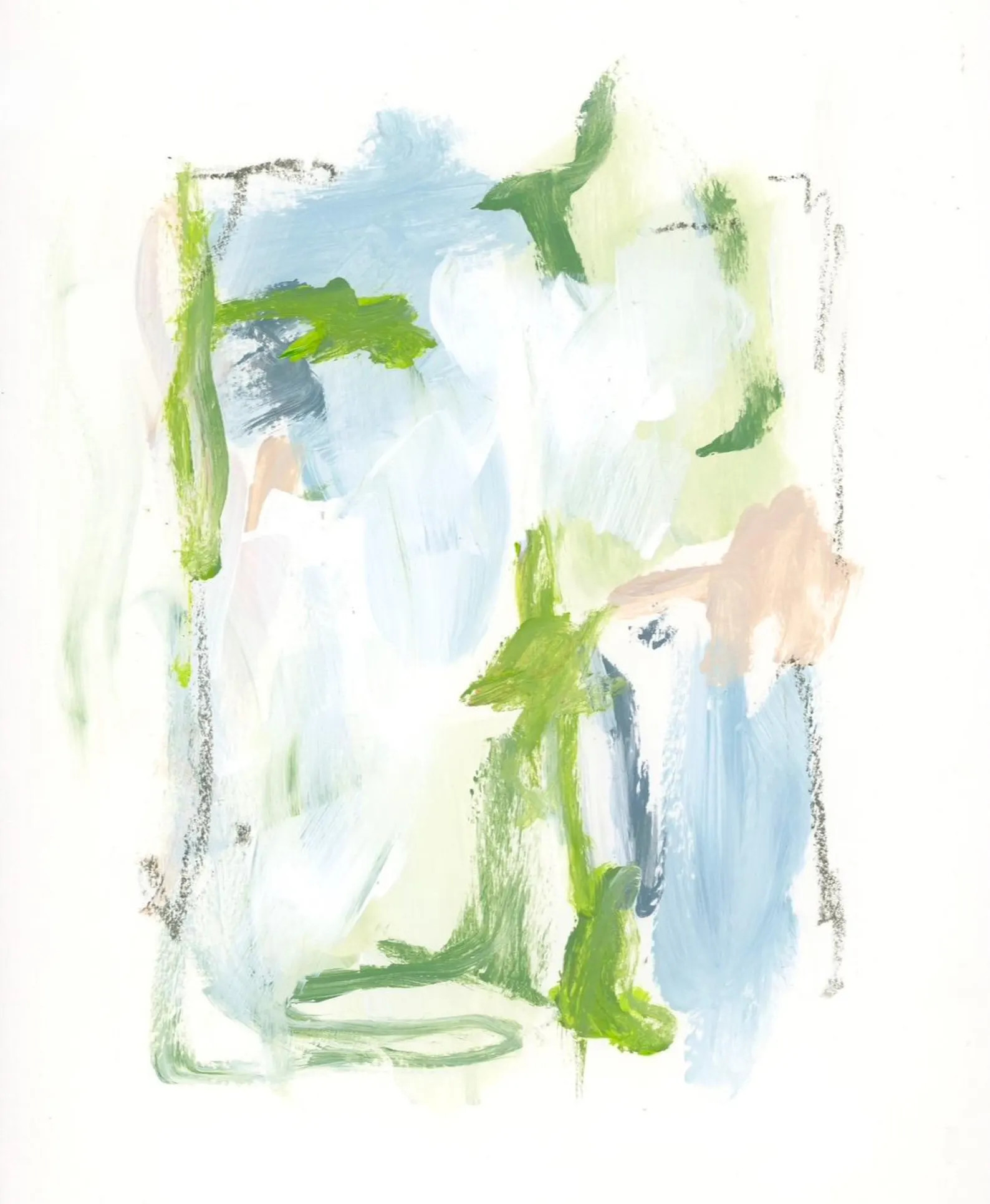 Abstract Art Prints | Art Prints | Blue and Green Abstract Art Prints | Watercolor Abstract Print... | Etsy (Global)