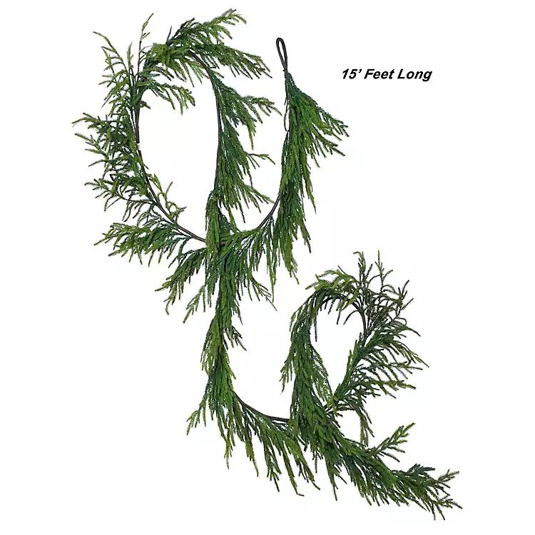 New! Norfolk Pine Real Touch Garland, 15 ft. | Kirkland's Home