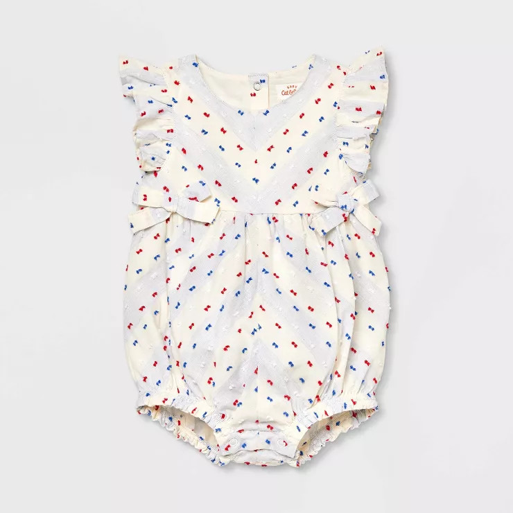 Baby Girls' Clip Spot Romper - Cat & Jack™ | Target