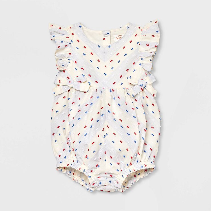 Baby Girls' Clip Spot Romper - Cat & Jack™ | Target