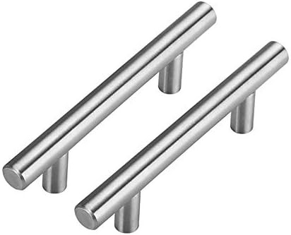 homdiy 96mm Cabinet Handles Drawer Pulls - HD201SN Cabinet Hardware Brushed Nickel Cabinet Pulls ... | Amazon (US)